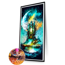 Load image into Gallery viewer, Halloween Castle 40*80CM(Canvas) Full Round Drill Diamond Painting
