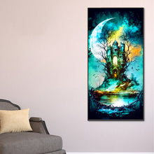 Load image into Gallery viewer, Halloween Castle 40*80CM(Canvas) Full Round Drill Diamond Painting
