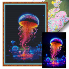 Load image into Gallery viewer, Jellyfish (35*50CM) 18CT 2 Stamped Cross Stitch
