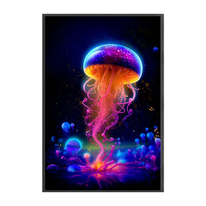 Jellyfish (35*50CM) 18CT 2 Stamped Cross Stitch