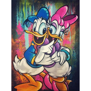 Donald Duck 30*40CM(Canvas) Full Round Drill Diamond Painting