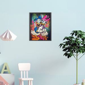 Donald Duck 30*40CM(Canvas) Full Round Drill Diamond Painting