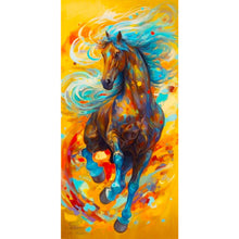 Load image into Gallery viewer, Galloping Horse 40*80CM(Canvas) Full Round Drill Diamond Painting
