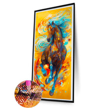 Load image into Gallery viewer, Galloping Horse 40*80CM(Canvas) Full Round Drill Diamond Painting
