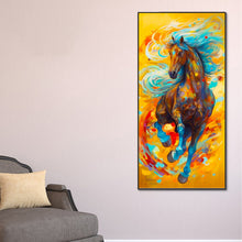 Load image into Gallery viewer, Galloping Horse 40*80CM(Canvas) Full Round Drill Diamond Painting
