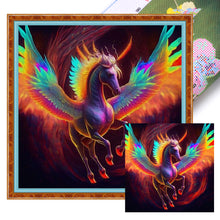 Load image into Gallery viewer, Horse (50*50CM) 11CT 3 Stamped Cross Stitch

