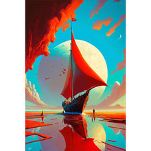 Load image into Gallery viewer, Sailboat 40*60CM(Canvas) Full Round Drill Diamond Painting
