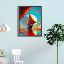 Load image into Gallery viewer, Sailboat 40*60CM(Canvas) Full Round Drill Diamond Painting
