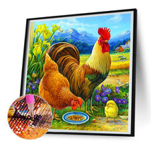 Load image into Gallery viewer, Rooster 30*30CM(Canvas) Full Round Drill Diamond Painting
