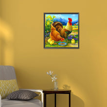 Load image into Gallery viewer, Rooster 30*30CM(Canvas) Full Round Drill Diamond Painting
