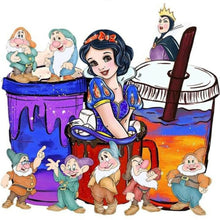Load image into Gallery viewer, Snow White Cup 30*30CM(Canvas) Full Round Drill Diamond Painting
