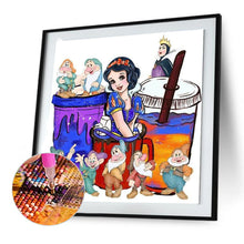 Load image into Gallery viewer, Snow White Cup 30*30CM(Canvas) Full Round Drill Diamond Painting
