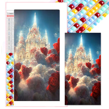 Load image into Gallery viewer, Rose Castle 40*80CM(Picture) Full Square Drill Diamond Painting
