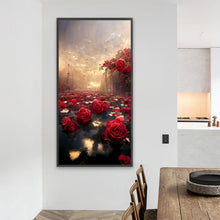 Load image into Gallery viewer, Rose Castle 40*80CM(Picture) Full Square Drill Diamond Painting
