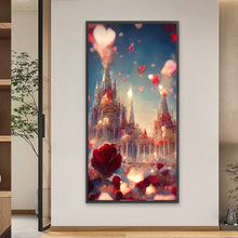 Load image into Gallery viewer, Rose Castle 40*80CM(Picture) Full Square Drill Diamond Painting
