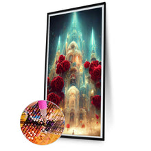 Load image into Gallery viewer, Rose Castle 40*80CM(Picture) Full Square Drill Diamond Painting
