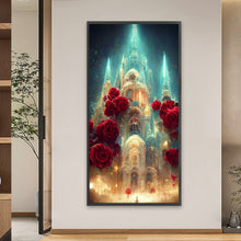 Load image into Gallery viewer, Rose Castle 40*80CM(Picture) Full Square Drill Diamond Painting
