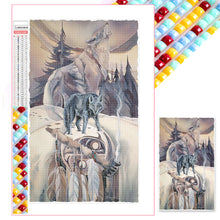 Load image into Gallery viewer, Wolf And Eagle 60*100CM(Picture) Full Square Drill Diamond Painting
