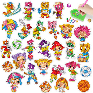 DIY Diamond Painting Kits Creative Diamond Stickers Gift for Kids (BT434)
