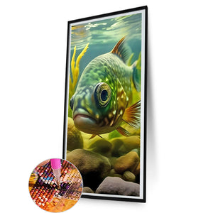 Walleye 40*80CM(Canvas) Full Round Drill Diamond Painting