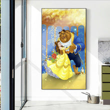 Load image into Gallery viewer, Beauty And The Beast 40*70CM(Canvas) Full Round Drill Diamond Painting
