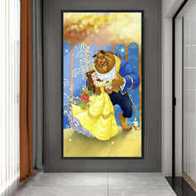 Load image into Gallery viewer, Beauty And The Beast 40*70CM(Canvas) Full Round Drill Diamond Painting
