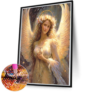 Angel 60*80CM(Canvas) Full Round Drill Diamond Painting