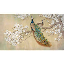 Load image into Gallery viewer, Peacock On Branch 70*40CM(Canvas) Full Round Drill Diamond Painting
