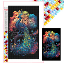 Load image into Gallery viewer, Peacock On The Tree 40*70CM(Picture) Full Square Drill Diamond Painting
