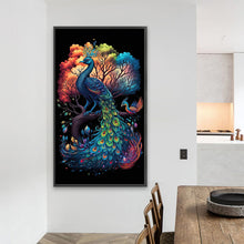 Load image into Gallery viewer, Peacock On The Tree 40*70CM(Picture) Full Square Drill Diamond Painting
