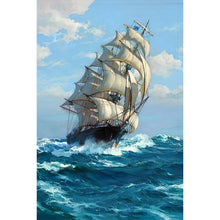 Load image into Gallery viewer, Sailboat 40*60CM(Canvas) Full Round Drill Diamond Painting
