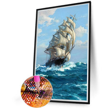 Load image into Gallery viewer, Sailboat 40*60CM(Canvas) Full Round Drill Diamond Painting
