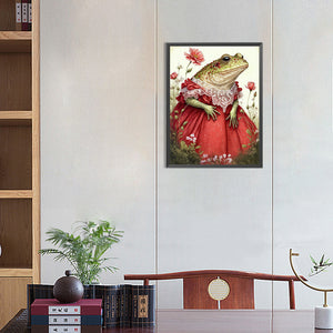 The Frog Princess In A Dress 30*40CM(Canvas) Full Round Drill Diamond Painting