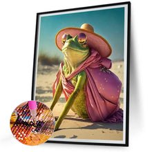 Load image into Gallery viewer, Frog On Vacation 30*40CM(Canvas) Full Round Drill Diamond Painting
