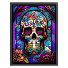 Load image into Gallery viewer, Skull (50*65CM) 11CT 3 Stamped Cross Stitch
