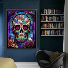 Load image into Gallery viewer, Skull (50*65CM) 11CT 3 Stamped Cross Stitch
