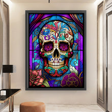 Load image into Gallery viewer, Skull (50*65CM) 11CT 3 Stamped Cross Stitch
