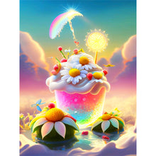 Load image into Gallery viewer, Dreamy Rainbow Ice Cream 30*40CM(Canvas) Full Round Drill Diamond Painting
