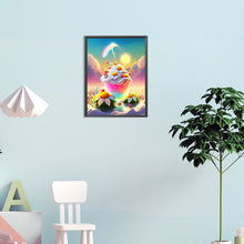 Load image into Gallery viewer, Dreamy Rainbow Ice Cream 30*40CM(Canvas) Full Round Drill Diamond Painting
