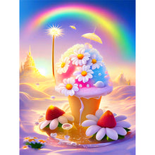 Load image into Gallery viewer, Dreamy Rainbow Ice Cream 30*40CM(Canvas) Full Round Drill Diamond Painting
