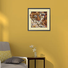 Load image into Gallery viewer, 3D Stereoscopic Tiger 30*30CM(Canvas) Partial Special Shaped Drill Diamond Painting
