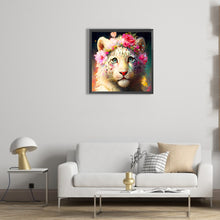 Load image into Gallery viewer, White Tiger 30*30CM(Canvas) Full Round Drill Diamond Painting
