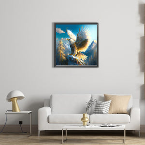 Eagle 40*40CM(Picture) Full Square Drill Diamond Painting