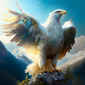 Eagle 40*40CM(Picture) Full Square Drill Diamond Painting