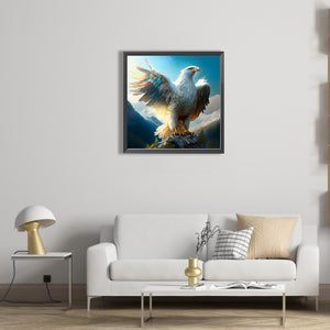 Eagle 40*40CM(Picture) Full Square Drill Diamond Painting