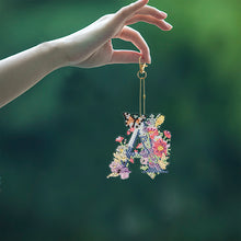 Load image into Gallery viewer, DIY Diamond Art Key Rings Lettter Keychain Supplies Gift for Kids (GJ149)
