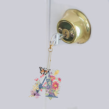 Load image into Gallery viewer, DIY Diamond Art Key Rings Lettter Keychain Supplies Gift for Kids (GJ149)
