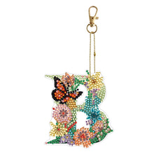 Load image into Gallery viewer, DIY Diamond Art Key Rings Lettter Keychain Supplies Gift for Kids (GJ150)
