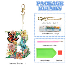 Load image into Gallery viewer, DIY Diamond Art Key Rings Lettter Keychain Supplies Gift for Kids (GJ150)
