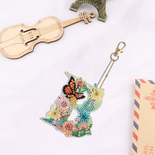 Load image into Gallery viewer, DIY Diamond Art Key Rings Lettter Keychain Supplies Gift for Kids (GJ150)
